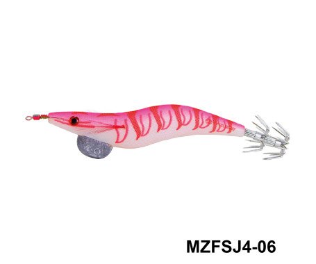 AQUA MARINE - Cloth Squid Jig Lure with Glow (4)
